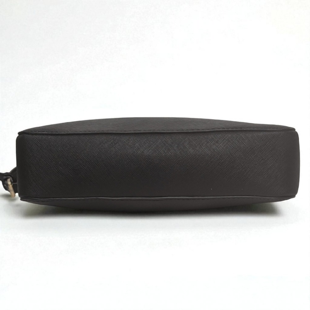 MICHAEL KORS Black Saffiano Leather Crossbody Bag Chain Strap Purse - Picture 6 of 12
